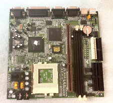 RARE VINTAGE ECS P5GM-LG CYRIX 5520 GMX LPX MOTHERBOARD WITH VGA MBMX61 picture