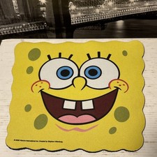SpongeBob SquarePants Yellow Computer Mouse Pad Vintage 2002  picture
