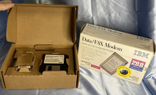 UNUSED 1990s IBM Data/Fax Modem PCMCIA 28.8 /14.4 kbps DOS WINDOWS OS/2 MOD 420 picture
