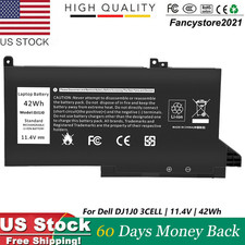 Lot 100PC Battery DJ1J0 For Dell Latitude 7280 7290 7380 7390 7480 7490 3Cells picture