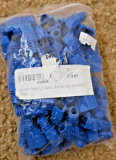 10x RJ45 Network Cable Plug Boots Cap Protective Sleeve Cat5 Cat6 - BLUE(A2) picture