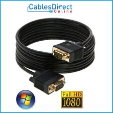 SVGA Video Cable 15-pin Male VGA Cord PC Projector Monitor Display 3FT-100FT Lot picture
