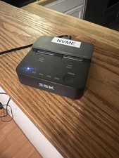 SSK Dual Bay m.2 NVMe/SSD Docking Station DK201 picture