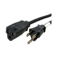 Startech PAC1013 3FT POWER EXTENSION CORD NEMA 5-15R TO 5-15P COMPUTER POWER COR picture