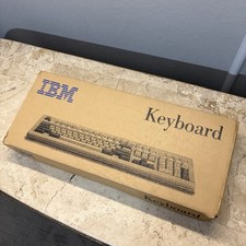 IBM Model M2 Wired PS/2 Standard Keyboard Gray QWERTY English MPN 73G4614 picture