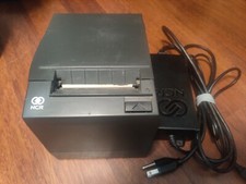 NCR 7197-2001-9001 Real POS Thermal Receipt Printer with Power Adapter picture