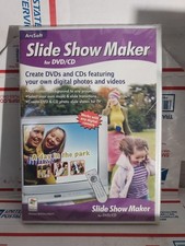 Rare New ArcSoft Slide Show Maker - Create Photo & Video DVDs/CDs NEW - #202 picture