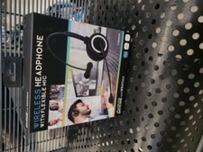 VIVITAR WIRELESS HEADPHONES WITH FLEXIBLE MIC -BLUETOOTH picture