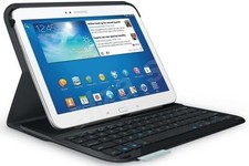 NEW Logitech Ultrathin Bluetooth Keyboard Folio Case Samsung Galaxy Tab 3 10.1