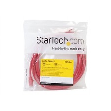 5pack - StarTech CAT6 Ethernet UTP Network RJ45 Patch Cable Red 10FT-N6PATCH10RD picture