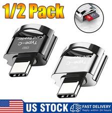 1/2pcs Type C Micro SD Card Reader USB C to Micro SD SDHC SDXC OTG Memory Reader picture