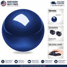 1.34-Inch Glossy Blue Trackball Replacement for Perimice Devices - Waterproof picture