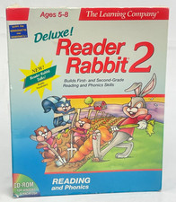 Reader Rabbit 2 The Learning Company CD-ROM  MAC/WINDOW 95/3.1 NEW w/tear picture
