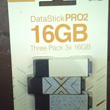 Centon DataStick PRO2 16GB USB 2.0 USB-A Flash Drive 3-Pack PC/Mac Removable picture