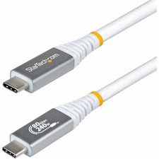 Startech CC3FT80GUSB4CABLEW 3FT USB4 CABLE WHITE USB-IF CERTIFIED 8K120/DP2.1/24 picture