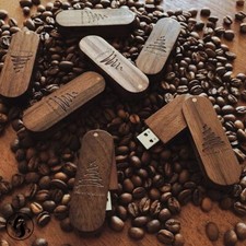 Wood USB Flash Drive 2.0 3.0 Memory Stick Personalized Custom Wooden Pen Drives picture