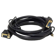 MONOPRICE 558 Computer Video Cable,Black,10ft L 5RGE6 picture