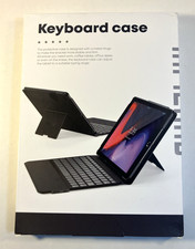 INFILAND Keyboard Case for iPad 2019 Black 10.2 Inch Multi Angle Folio Stand picture