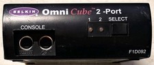 Belkin F1D092 Omni Cube 2-Port PS/2 KVM CPU Switch Box picture