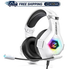 Versatile PC & Console Gaming Headset with RGB Lights & Comfortable Over-Ear Fit picture
