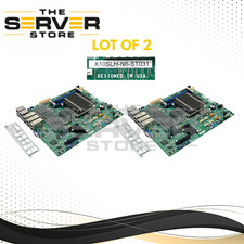 (LOT OF 2) Supermicro Socket LGA1150 DDR3 (9.6