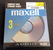 Maxwell CD-370 Recordable BRAND NEW SEALED (3 CD Pack) picture