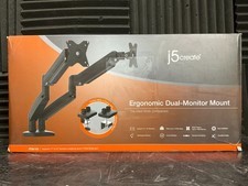 j5create Ergonomic Dual Monitor Mount JTSA102 🇺🇸✨🇺🇸✨ OPEN BOX READ picture