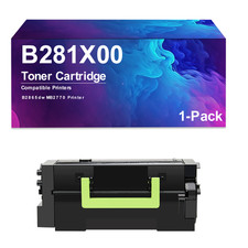 B281X00 Black Toner Cartridge for B2865dw MB2770 Printer 1 Pack 30000 Pages picture
