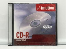 Imation CD-R Media 48x 700MB 80min Jewel Case (1-Pack) Factory Sealed New picture
