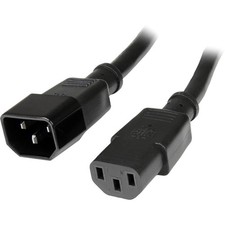 StarTech PXT100146 StarTech Cable 6feet 14AWG Computer Power Cord Extension picture