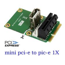 Mini PCI-E to PCI-E 1X Adapter Half Full Size for PCI-E to mini PCIE test card picture
