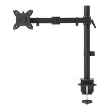 Amazon Basics Gas Spring Single Monitor Arm Desk Mount, Fits 15-27 in, VESA picture