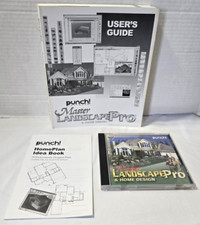 Punch Master Landscape Pro & Home Design 2004 Software CD + Guide- Windows picture