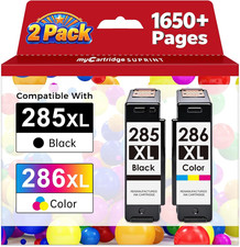 PG-285XL CL-286XL Replacement for Canon 285 and 286 Ink Cartridges PG-285 XL Bla picture
