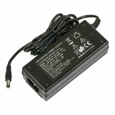 Mikrotik 48POW 48V 1.46A 70W power adapter and US power plug picture