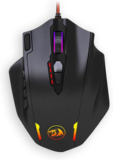 M908 12400 DPI Impact MMO Gaming Mouse W/ 18 Programmable Buttons picture