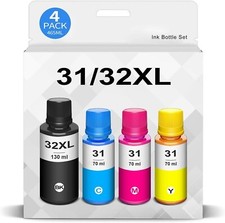 31/32 XL Ink for 5101-7602/450-757 Series | Smart Tank & Plus 130ml+70ml set picture