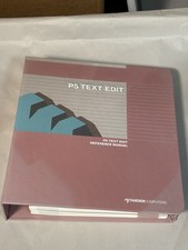 Tandem Computers PS Text Edit Reference Manual 1986 Binder TEDIT Vintage picture