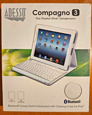 Adesso Compagno 3 Bluetooth Scissor-Switch Keyboard with Carrying Case for iPad picture