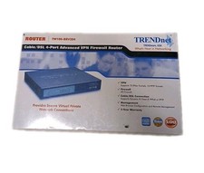 TrendNet Cable/DSL 4 Port Electronic Firewall Router VPN TW100-BRV204 New  picture