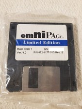 Vtg Omni Page Limited Edition Apple Macintosh 3.5