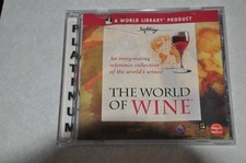 World Library: The World Of Wine (Windows,1996, SoftKey) VG No Case picture