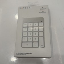 Satechi Slim Aluminum Bluetooth Keypad, Wireless 18-Key Numeric Keypad, Mic picture