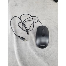 Verbatim 70734 Wired Optical USB Mouse Black 3 Button Scroll Wheel picture