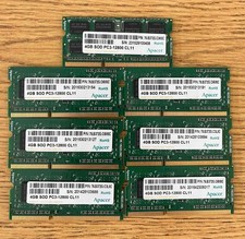 28GB - Apacer 4GB 1Rx4 PC3-12800 DDR3-1600 Memory P/N: 76.B372G.C3L0C Tested picture