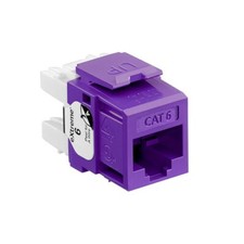 Leviton 61110-RP6 Extreme Category 6 8P8C UTP Quickport Jack Purple picture