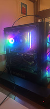 Gaming Desktop Tower PC, AMD Radeon, RGB, Black picture