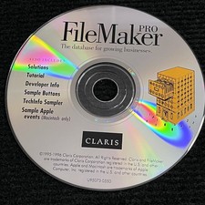 Vtg Claris For Macintosh Bundle FileMaker Pro Em@iler 6 Disks 1 Cd 90s Productiv picture