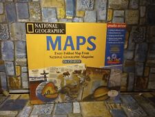 NIB National Geographic Every Map From Magazines to 1999 Geography Learning 8 CD picture
