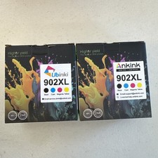 2pk  902XL Black Color Combo Pac Printer Ink Cartridges For Office Jet Pro NIB picture